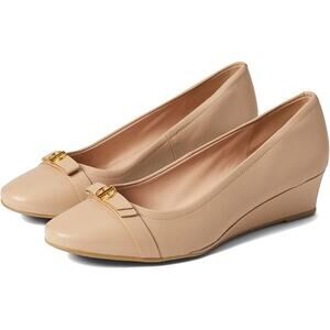 NWT COLE HAAN Women's Malta Wedge Platform shoes tan Blush Leather comfort 8.5